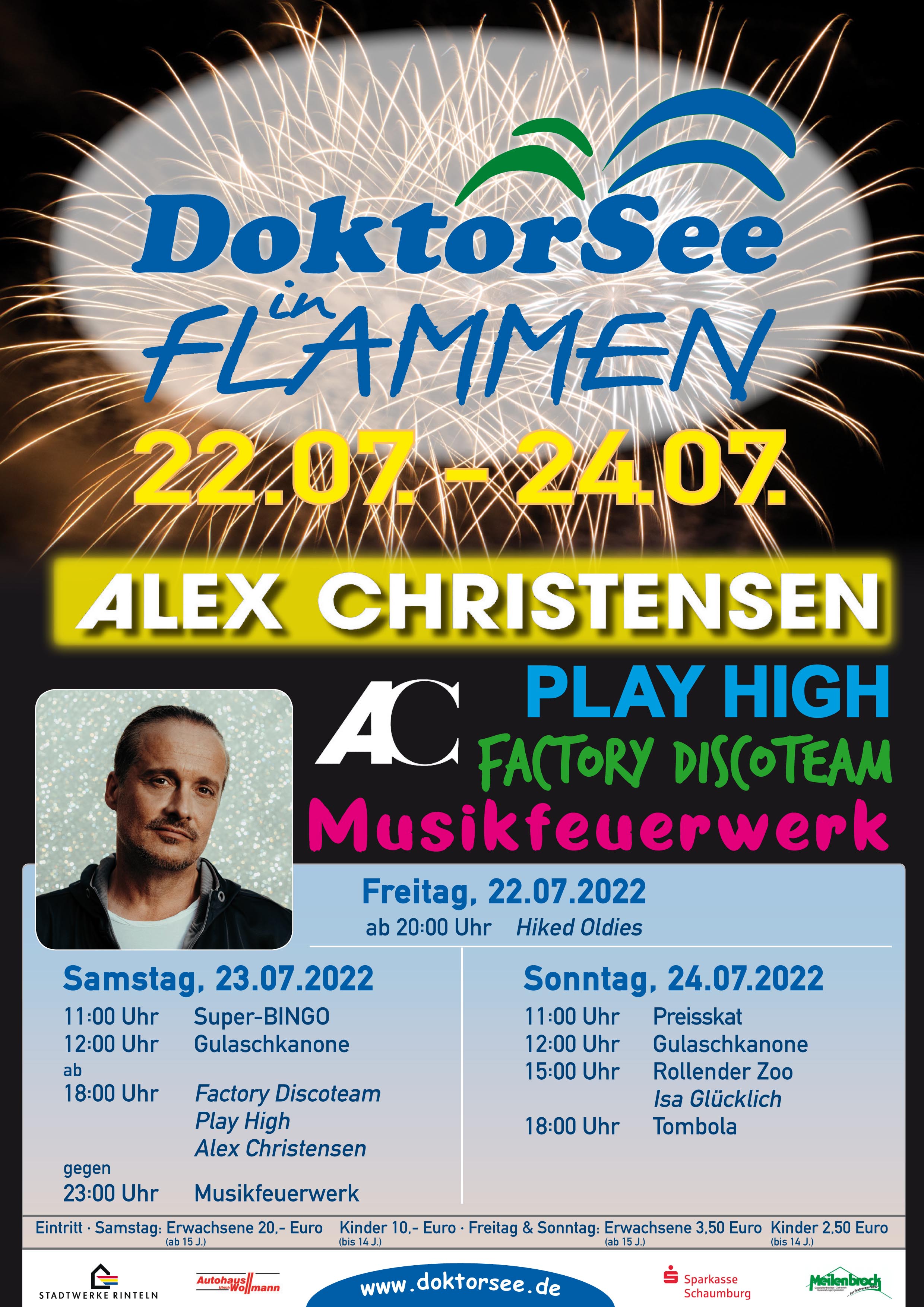 Rinteln, DoktorSee in Flammen 2022