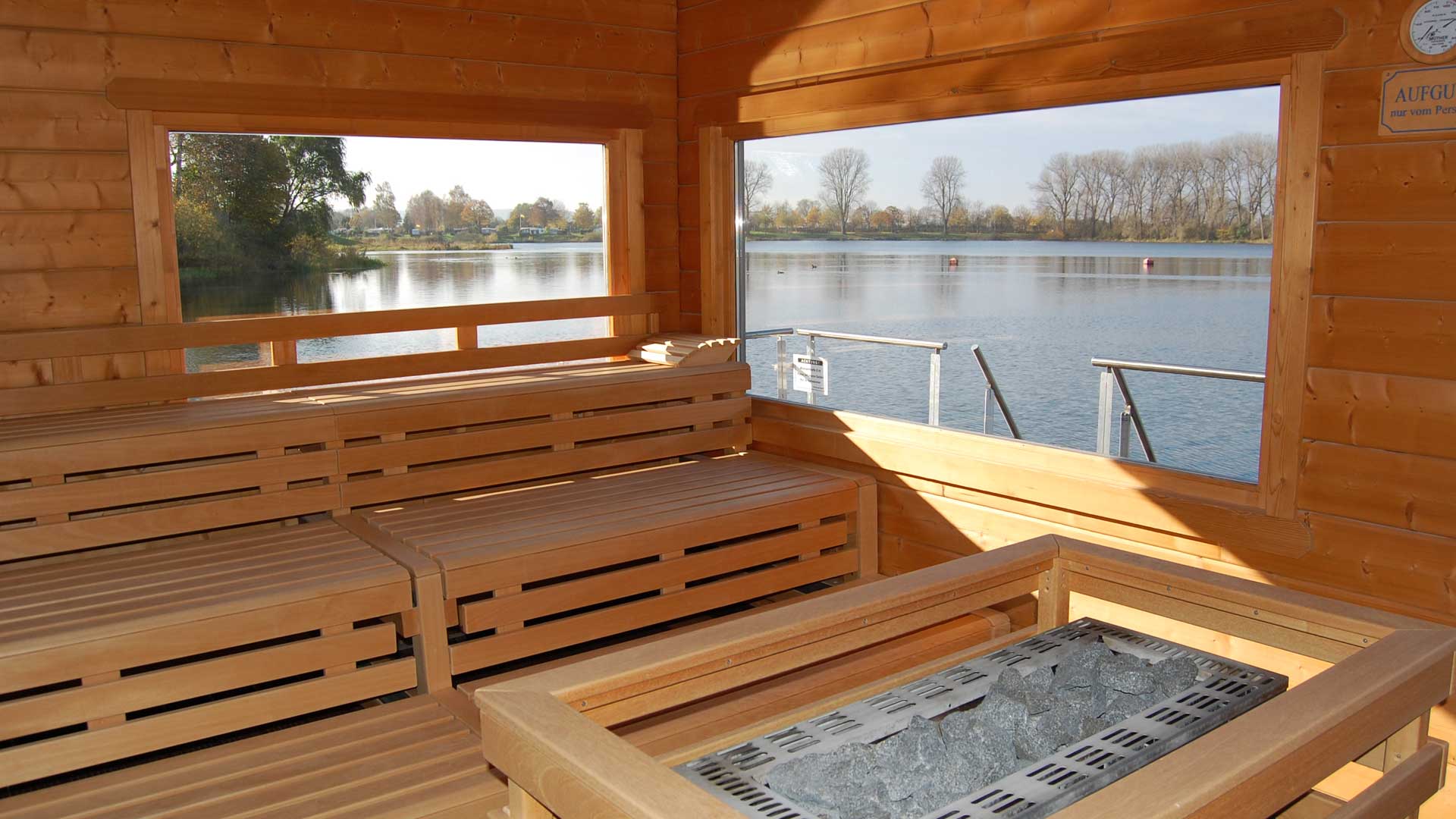 DoktorSee | Camping and Recreation Park by the river Weser in Rinteln, Germany | SeeSa Sauna